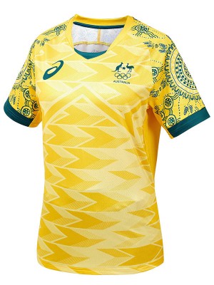 Australia home jersey soccer kit men's first sportswear football uniform tops sports shirt 2024-2025